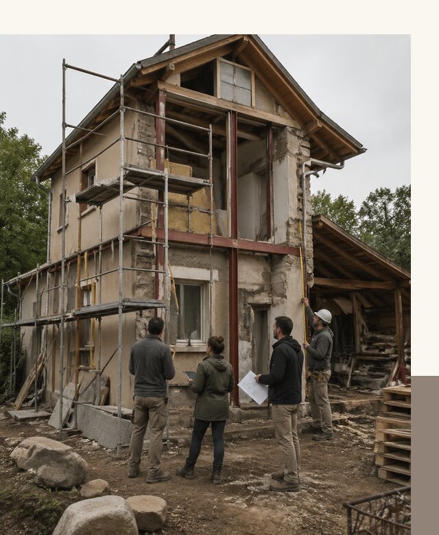 Реконструкция загородного дома под ключ в Лабинске от бюро