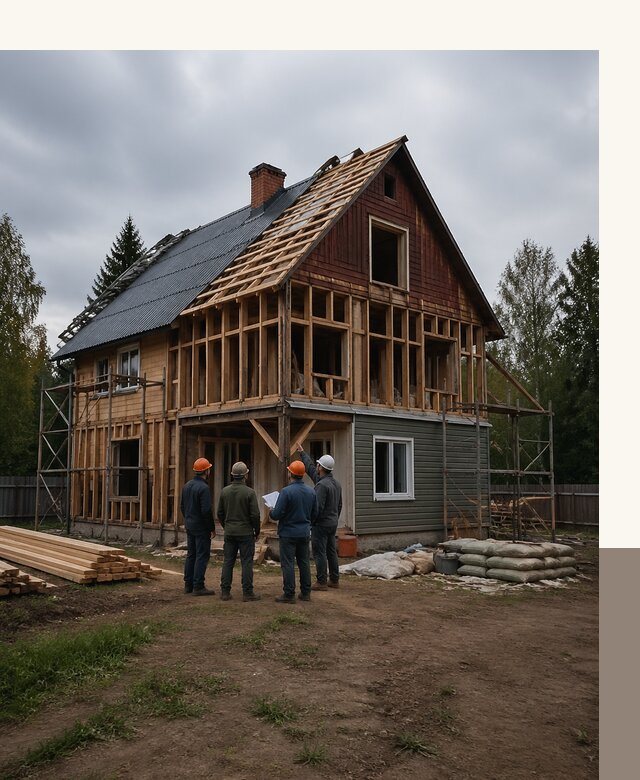 Реконструкция дачного дома в Лабинске под ключ с проектом
